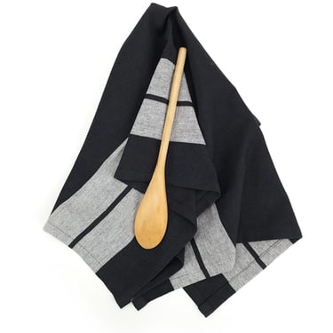 Modern Black Kitchen Towel 