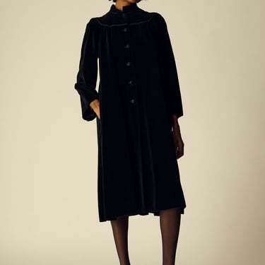 1970s Chanel Velvet Dress