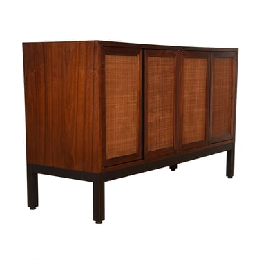 Compact Mid Century Walnut Cabinet-Sideboard | Dresser