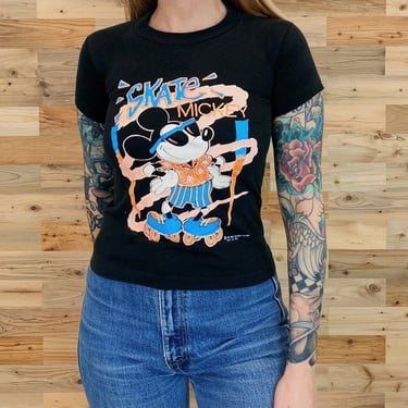 80's Mickey Mouse Skate Disney Tee Shirt 