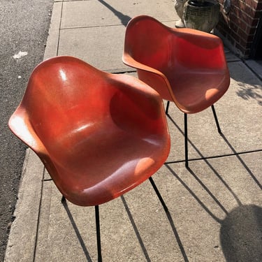Pair of Herman Miller Fiberglass Chairs 