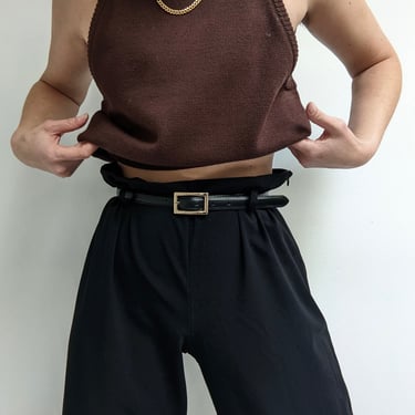 Vintage Onyx Lightweight Wide Leg Pants