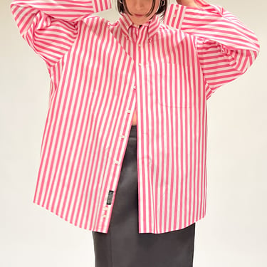 Pink Stripe Buttondown (L)