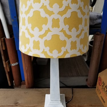 Contemporary Lamp with Shade