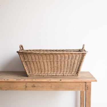 Vintage French Laundry Basket