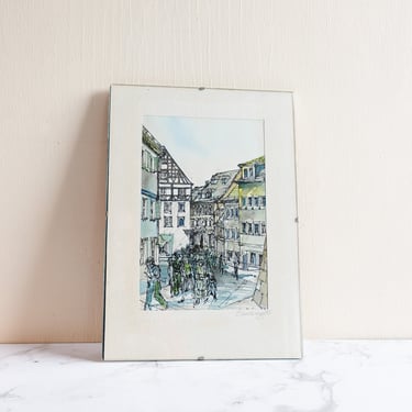 bamberg in watercolor