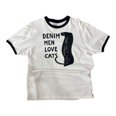 Kapital Demin Men Love Cats Tee | XL | New