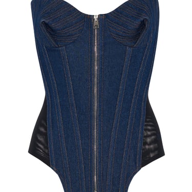 Jean Paul Gaultier Women Denim Bustier