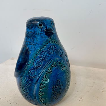 Vintage Aldo Londi for Bitossi Ceramics Italy Vintage Penguin -  Rimini Blue Collection 