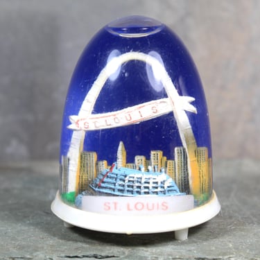 Vintage St. Louis Missouri Souvenir Snow Globe | 1970s St. Louis Gateway Arch Snow Globe | Bixley Shop 