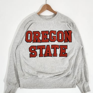 Vintage 1990's Oregon State Official Beaverwear Crewneck Sweatshirt Sz. L