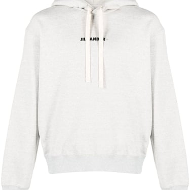 Jil Sander Men Logo Cotton Hoodie