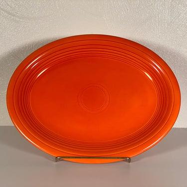 Fiestaware Red 12.5" Oval Platter 