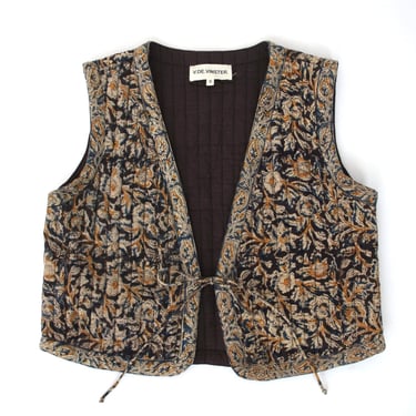 V.D.E Vinster Floral Quilted Vest