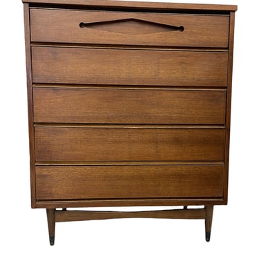 Free Shipping Within Continental US - Vintage Mid Century Modern Dresser Dovetail Drawers Cabinet Storage 