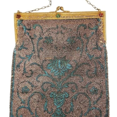 Edwardian Evening Bag Art Nouveau Microbeading 