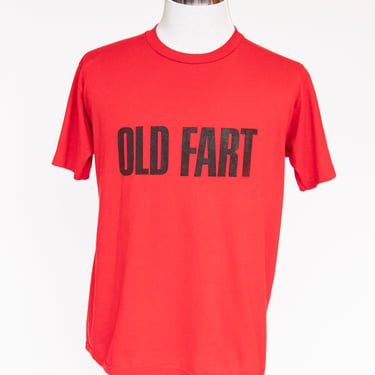 1990s Tee T-Shirt Old Fart Graphic L 