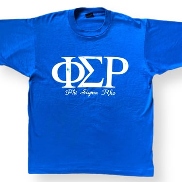 Vintage 90s “Phi Sigma Rho” Single Stitch Faded Sorority Graphic T-Shirt Size XL 
