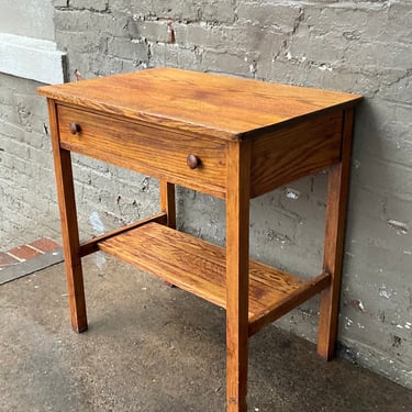 Antique Oak Side Table