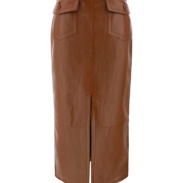 Chloé Women Leather Skirt