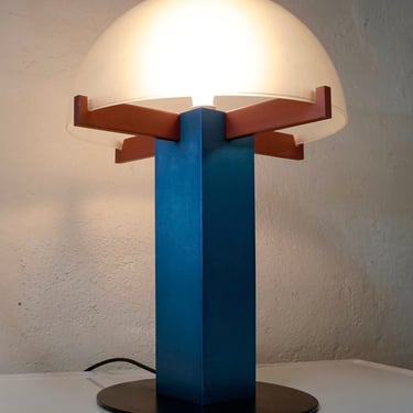 Ron Rezek Mushroom Table Lamp | 1980s postmodern lighting design 