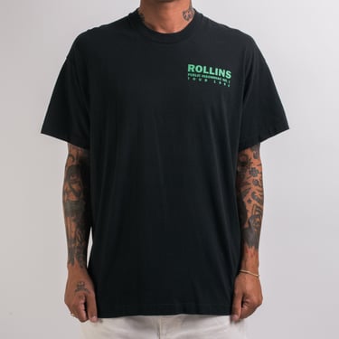 Vintage 1995 Henry Rollins Public Insomniac No. 1 Tour T-Shirt 