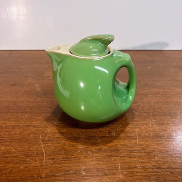 Vintage Hall China Teapot Art Deco Hall Saf-Handle Sundial Teapot Lettuce Green 
