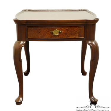 HEKMAN FURNITURE Traditional Style Burled Walnut 22" Accent End Table 5-208 
