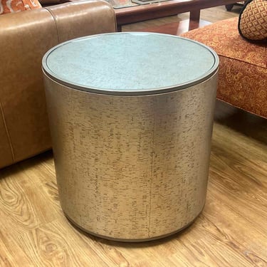 Sherrill Furniture Cork Drum Accent Table