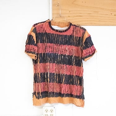 JRAT 3T T-Shirt, Peach/Grey/Stripe