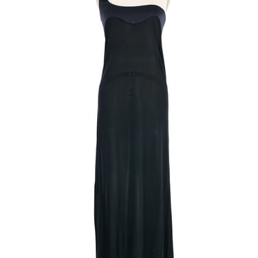 2000 Yeohlee Mesh One Shoulder Gown