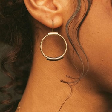 Colleen Mauer Designs | Small Radical Circle Earrings