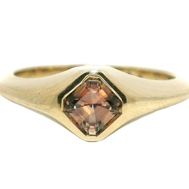 The Vinho- Asscher Montana Sapphire Pinky Ring