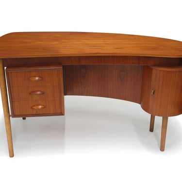 Mid-century Teak Writing Desk Designed by Kai Kristiansen