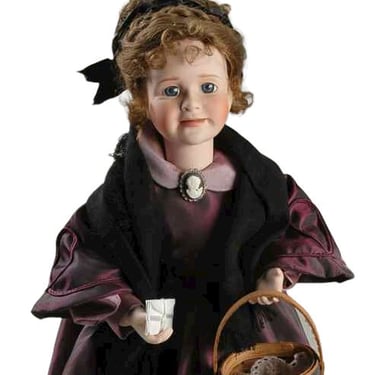Porcelain Doll, Vintage, Shabby Chic Decor, Ashton Drake "Marmee", Gift for Her 
