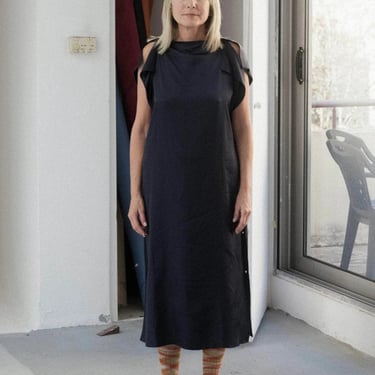 Clavo Dress in Dark Navy - Baserange