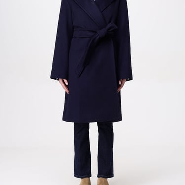 Max Mara Studio Coat Woman Blue Women