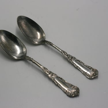 vintage Wm Rogers silver plate coffee spoons or condiment spoons 