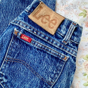 Junior's Size 9 - Vintage 90's Lee Dark Wash Denim Jeans 