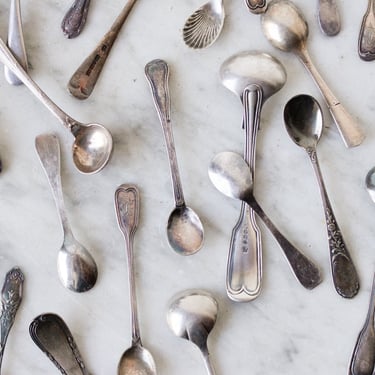 Petite Silver Spoons Set of 6