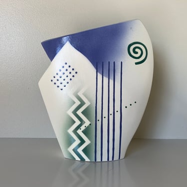 John Bergen Postmodern Ceramic Vase 