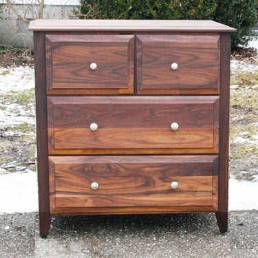 X4310P *Hardwood Chest of 4 Drawers with Paneled sides, Overlay Drawers,  30