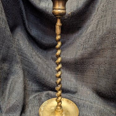 Vintage Twisty Brass Candle Stick