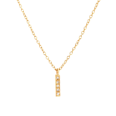 Small Diamond Bar Necklace