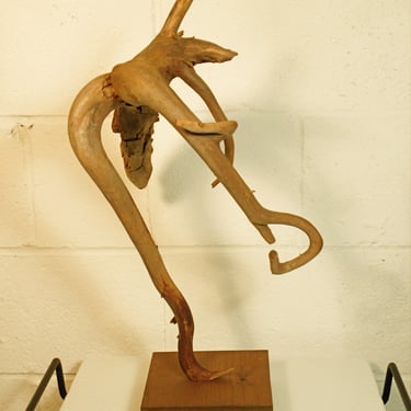 Vintage Mid Century Driftwood Sculpture 