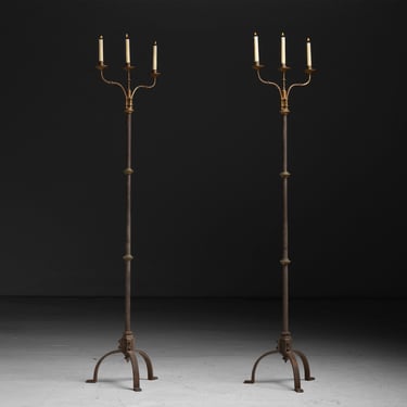 Iron Candelabras ( 6ft tall )