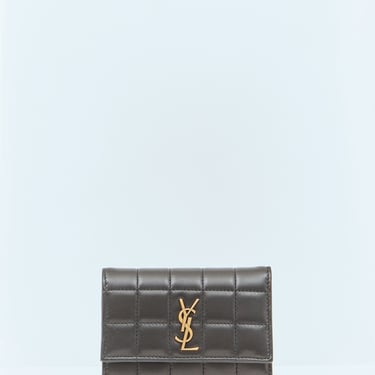 Saint Laurent Women Cassandre Matelassé Carré Bi-Fold Wallet