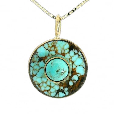 Double Turquoise Cerclen Necklace