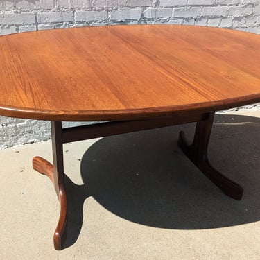 Mid Century Modern English G Plan Dining Table 