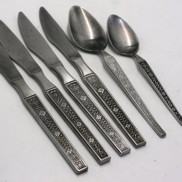 vintage United Silver Co mid century replacement knives spoons 